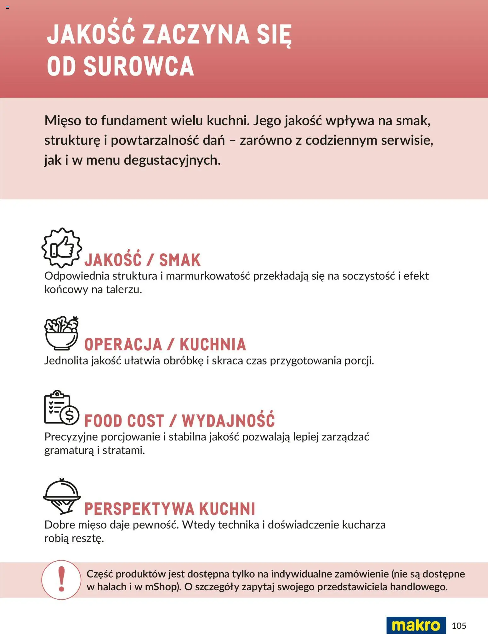 Makro Gazetka - Ultra fresh od 01.03.2026 | Strona: 105 | Produkty: Mięso