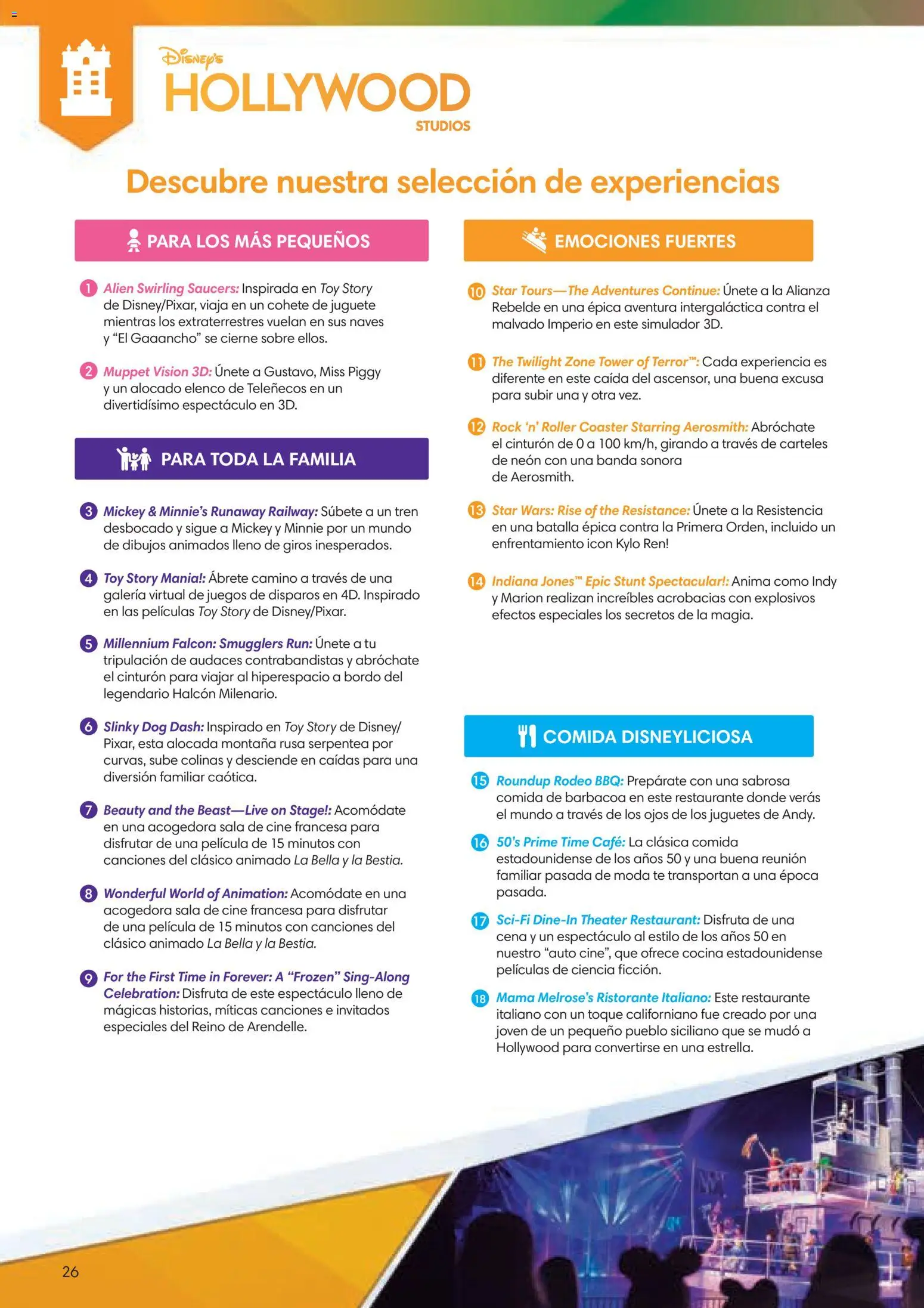 Viajes El Corte Inglés Folleto Walt Disney World │ válido desde el 03.12.2025 | Página: 26 | Productos: Café, Cinturón, Barbacoa, Cocina