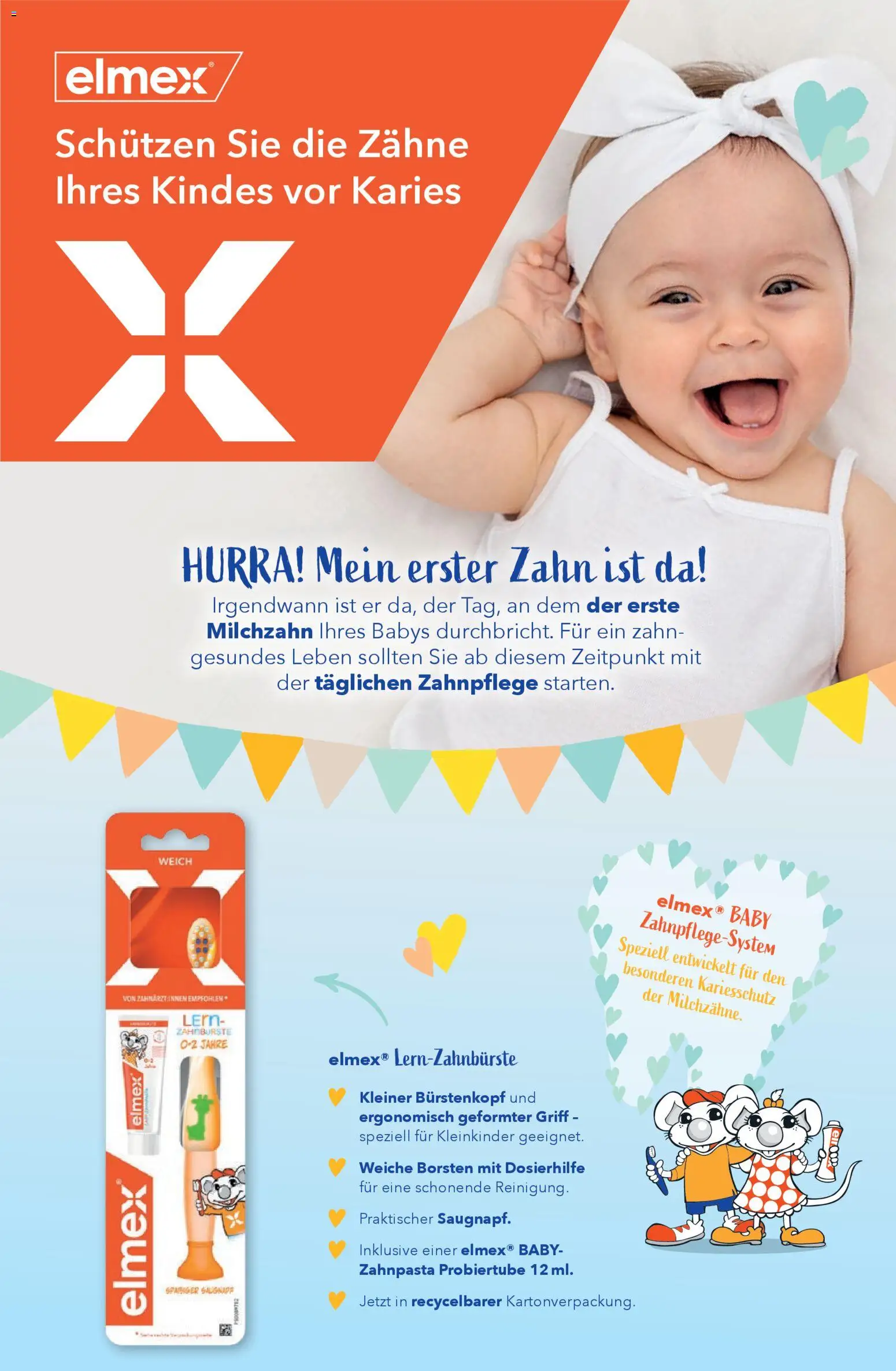Rossmann babywelt Elternmagazin – gültig ab 11.12.2025 | Seite: 39 | Produkte: Zahnpasta, Zahnbürste