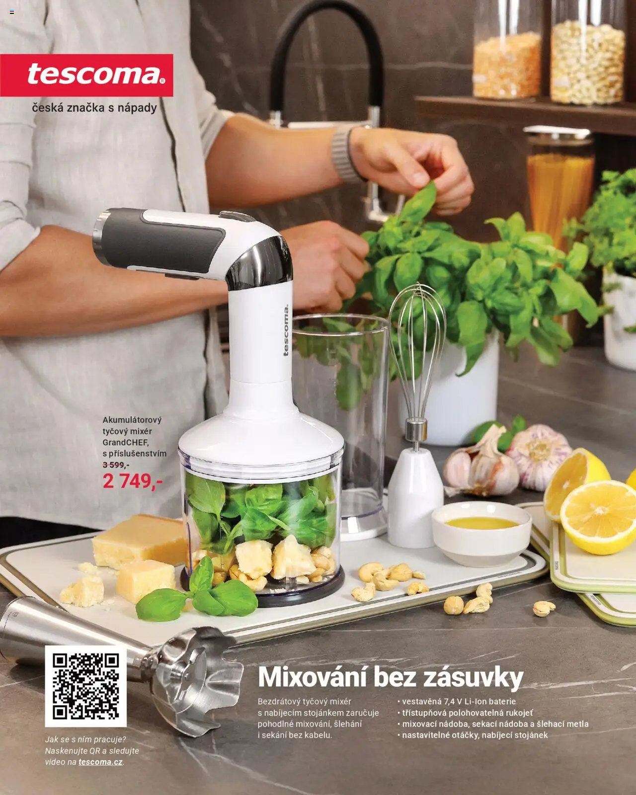 TESCOMA katalog - Podzim/zima 2025 od 20.10.2025 | Strana: 2 | Produkty: Video, Metla, Mixér, Baterie
