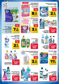 Vista previa Carrefour folleto válido desde el 14.10.2025 | Página: 50 | Productos: Polvo, Papel higienico, Cocina, Lavavajillas