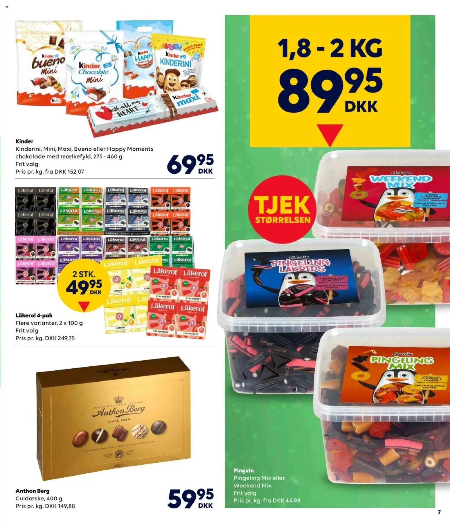 Bordershop tilbudsavis – gyldig fra 08.04.2026 | Side: 7 | Produkter: Chokolade, Lakrids, Vingummi