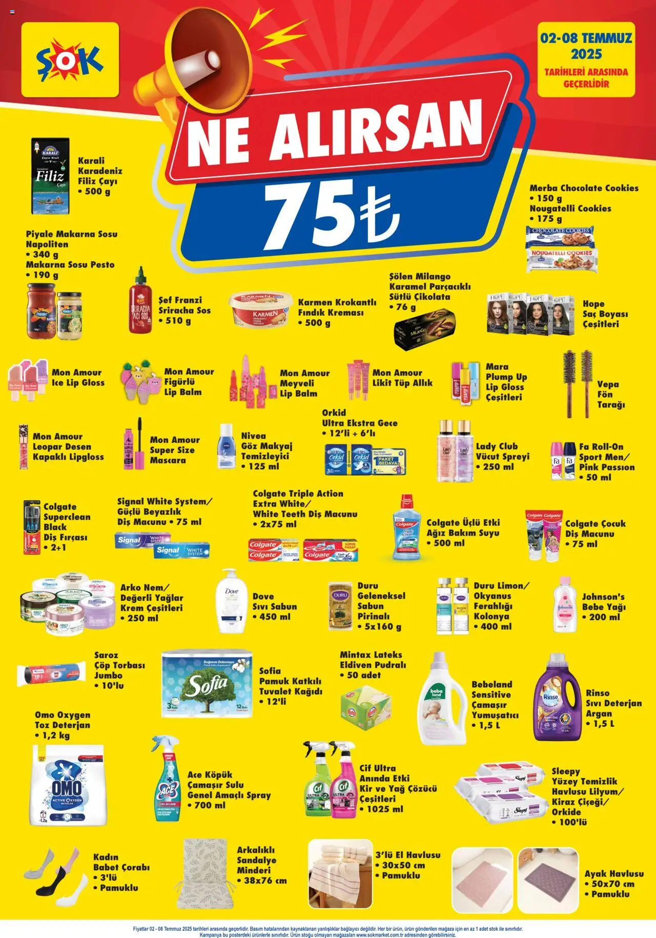 Şok Market Katalog - 02.07.2025 tarihinden itibaren geçerlidir | Sayfa: 4 | Ürünler: Sandalye, Çöp torbası, Sos, Eldiven