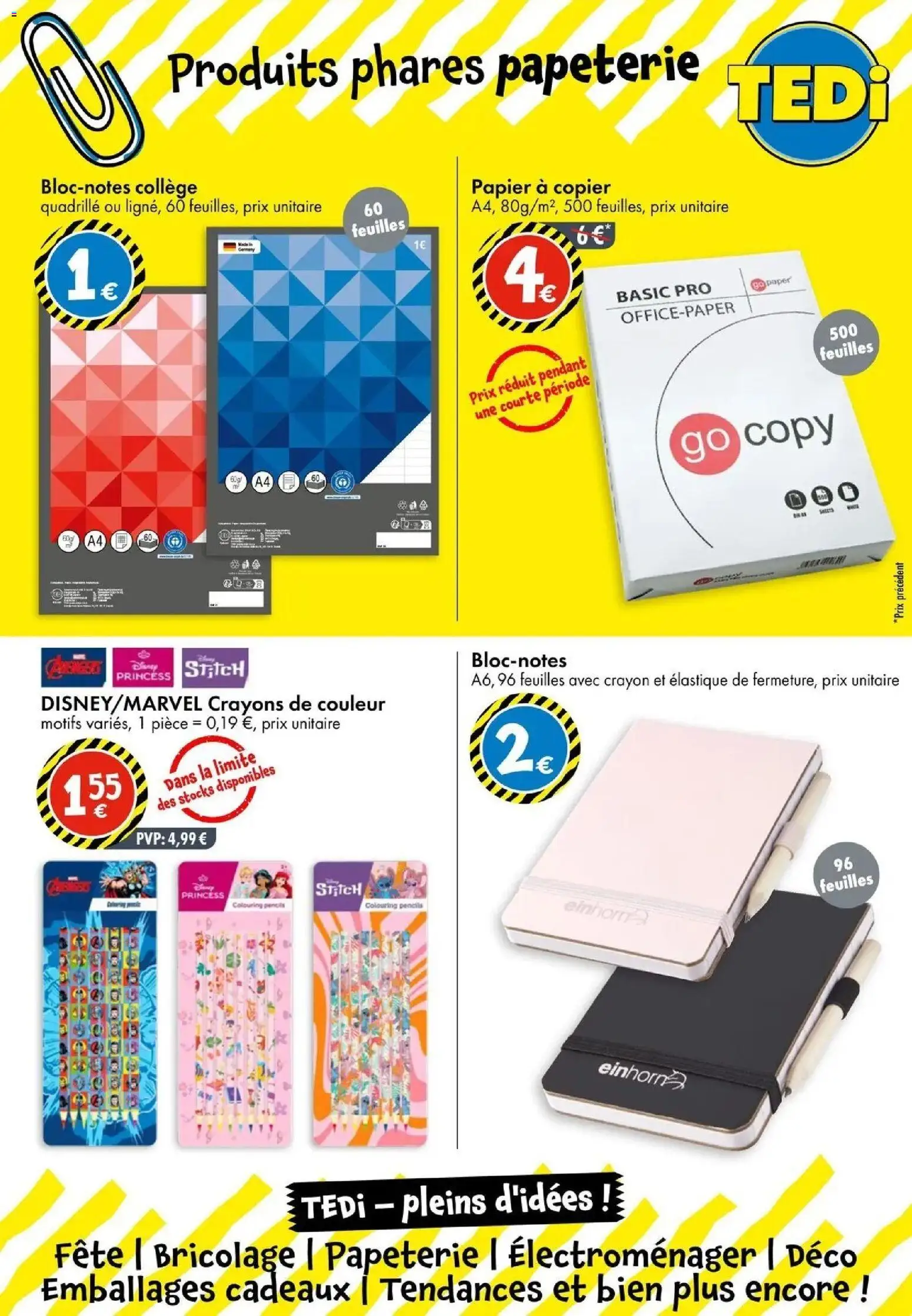 {H1} | Page: 5 | Produits: Crayon, Crayons de couleur