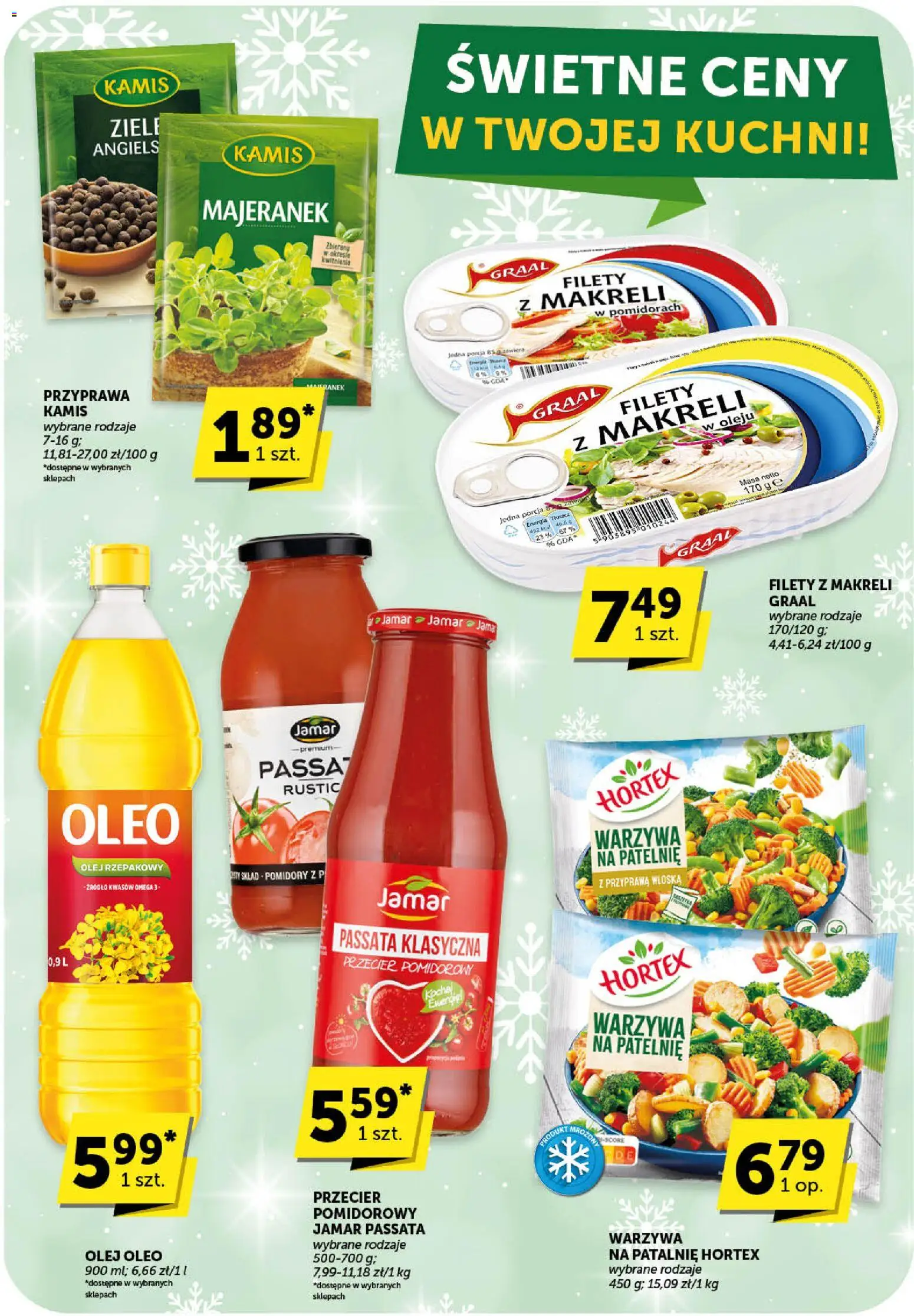 Groszek Gazetka od 08.01.2026 | Strona: 17 | Produkty: Majeranek, Warzywa na patelnie, Patelnie, Olej