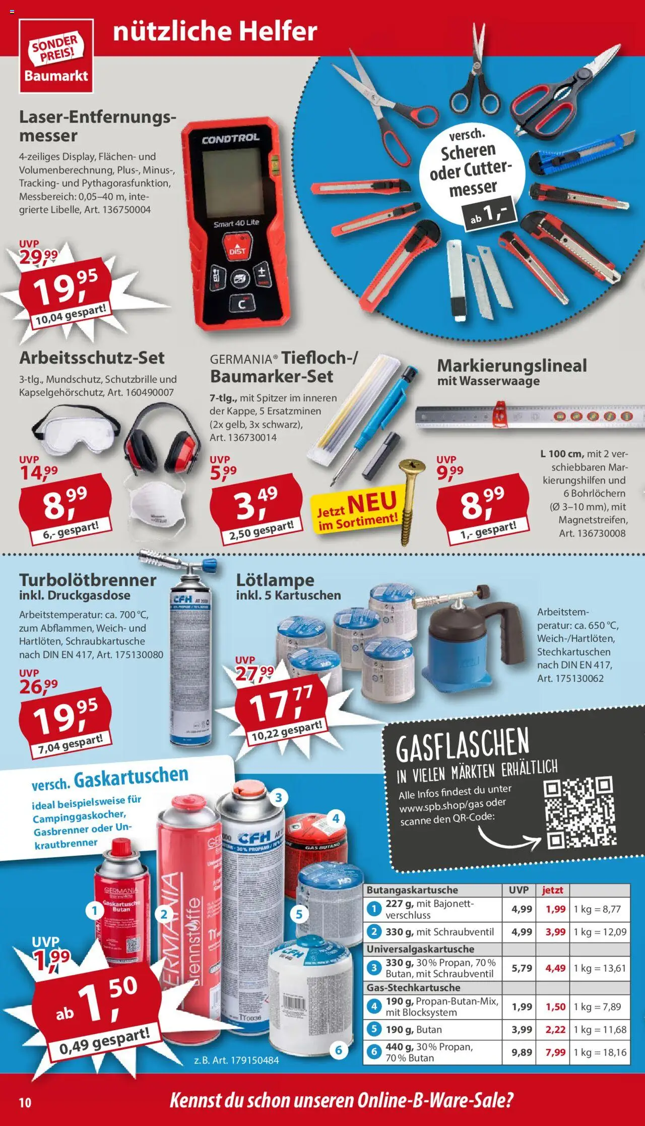 Sonderpreis Baumarkt Prospekt 	 - gültig ab dem 30.08.2025 | Seite: 10 | Produkte: Cutter