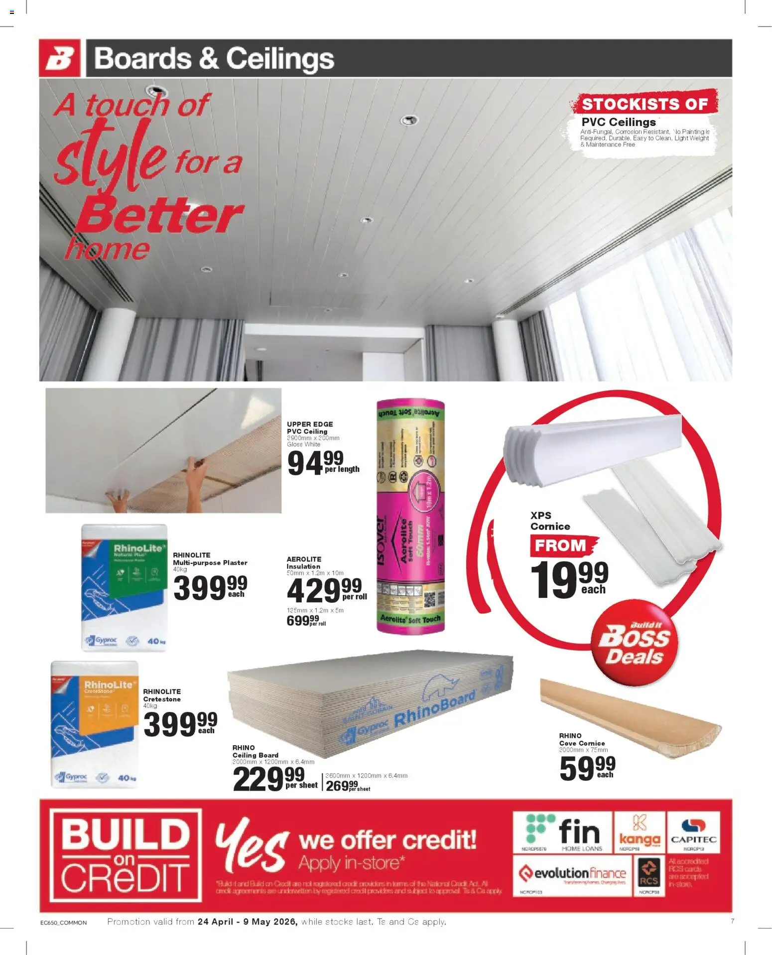 New Build It catalogue – valid from 24.04.2026 | Page: 7 | Products: Gloss, Light, Plaster