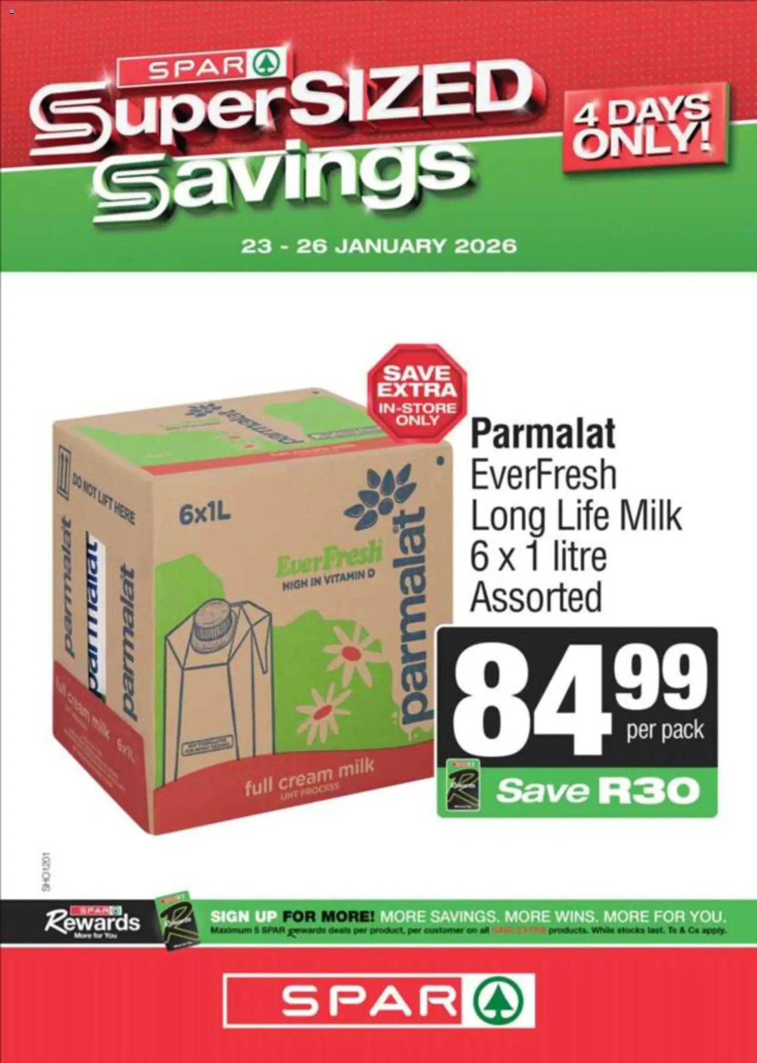 New KWIKSPAR catalogue – valid from 23.01.2026 | Page: 2 | Products: Milk, Cream