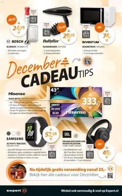 Expert - Folder - Voorbeeld van een folder van Expert, geldig van 08.12.2025 | Pagina: 8 | Producten: Overal, Haardroger, Tv, Blender