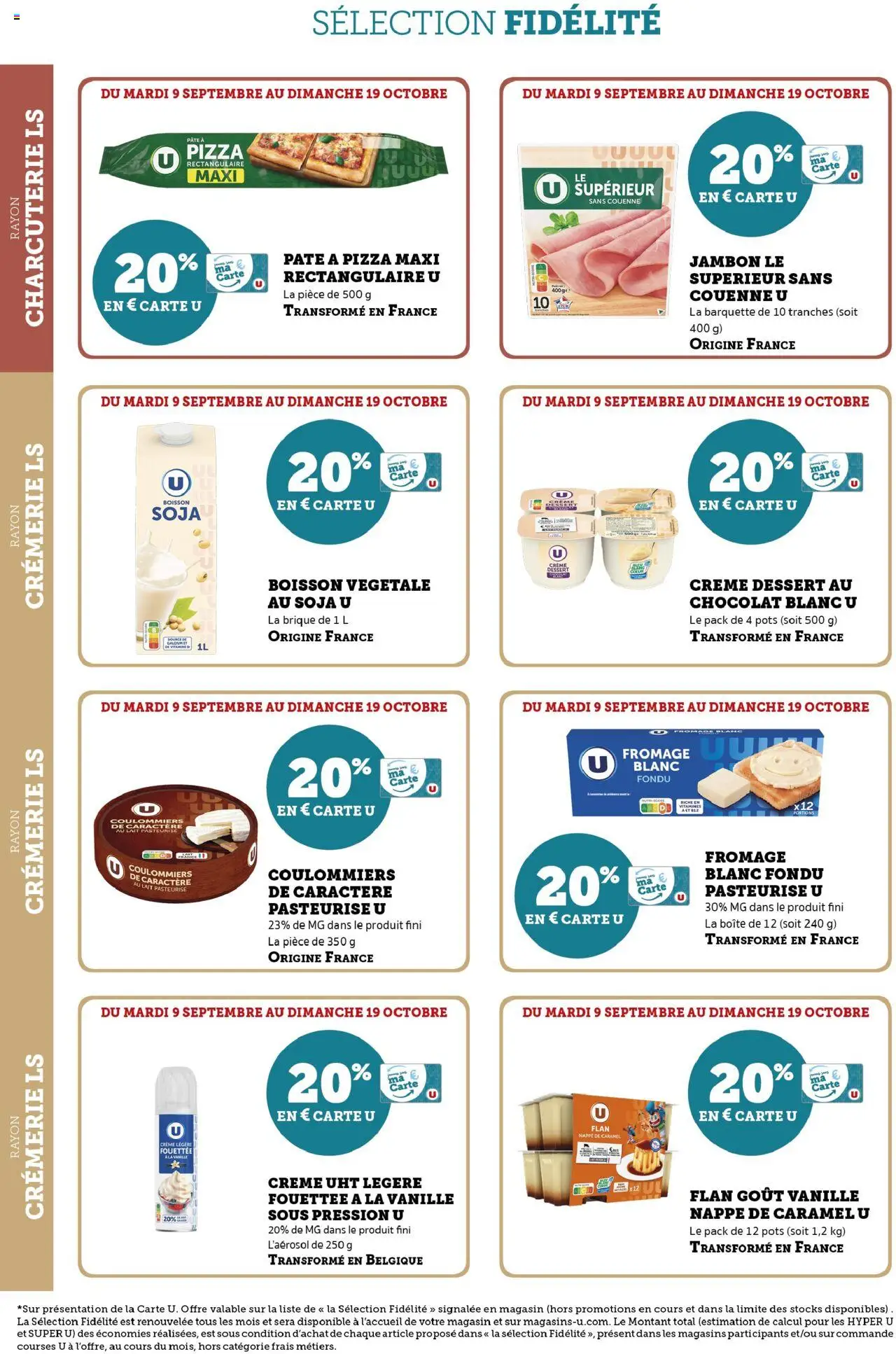  | Page: 4 | Produits: Pâte à pizza, Fromage, Jambon, Pizza