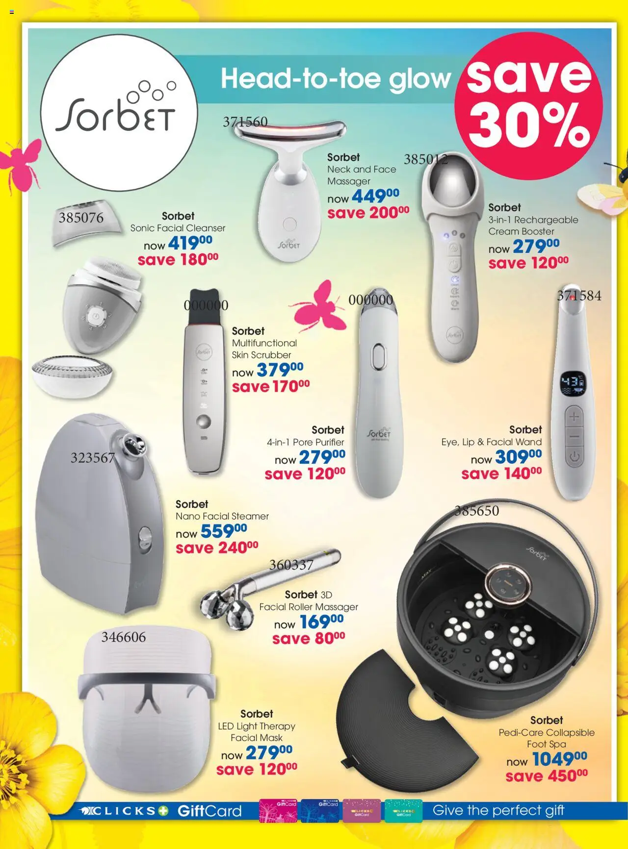 New Clicks catalogue – valid from 23.09.2025 | Page: 18 | Products: Light, Mask, Cream