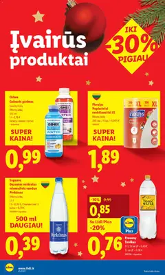 LIDL leidinys galioja nuo 04.12.2025 | Puslapis: 42 | Prekių: Gaivusis gėrimas, Tonikas, Mineralinis vanduo