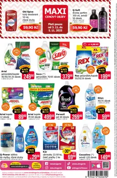 Náhled letáku K2r ubrousky/čistič pračky, 22/18 ks, čistič pračky 2 ks, 1 ks od 3,18 Kč od 22.10.2025 | Strana: 19 | Produkty: Deodorant, Coccolino, Ubrousky, Silan