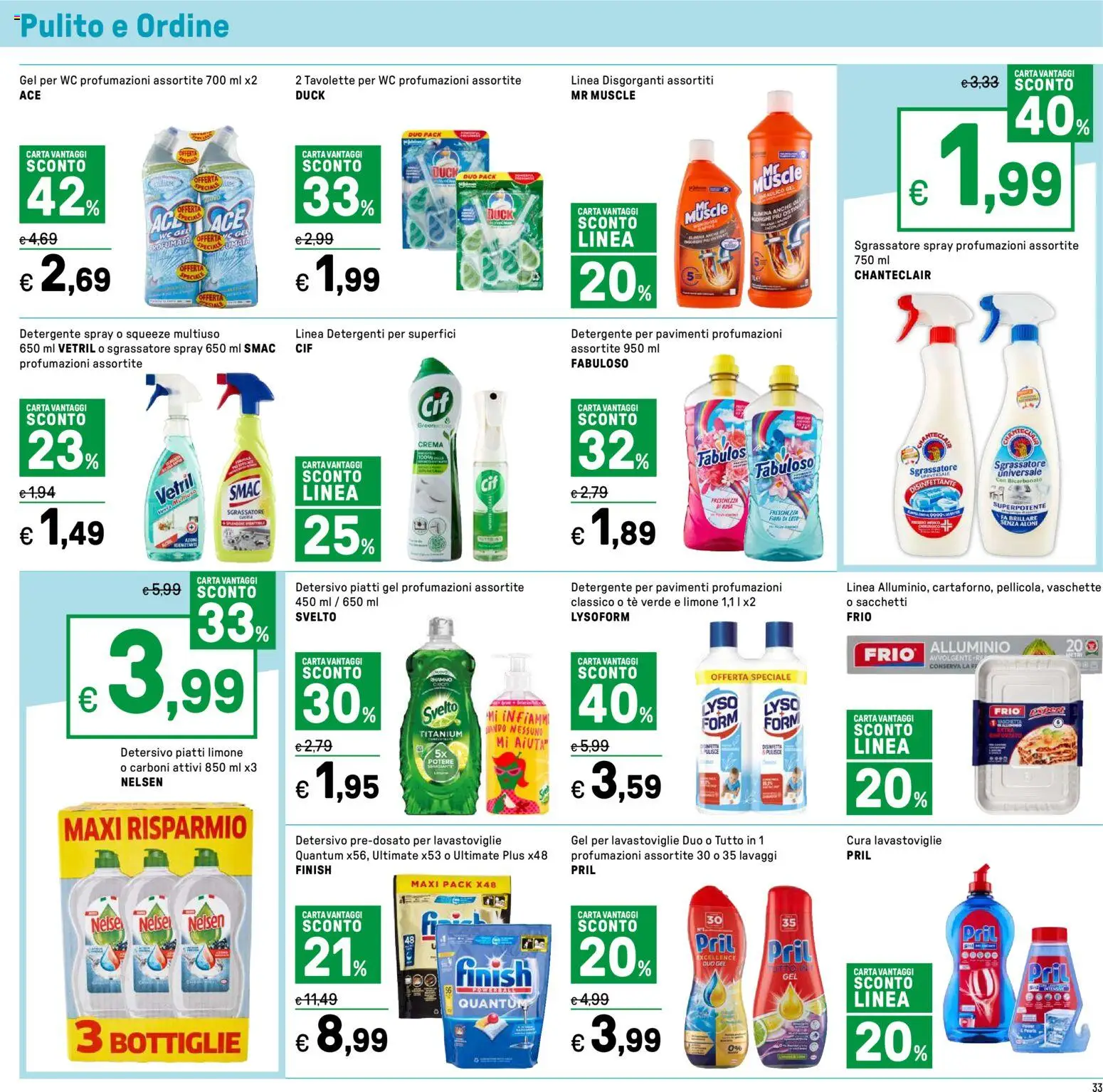 Volantino Iper del 07.01.2026 | Pagina: 33 | Prodotti: Crema, Limone, Alluminio, Vaschette