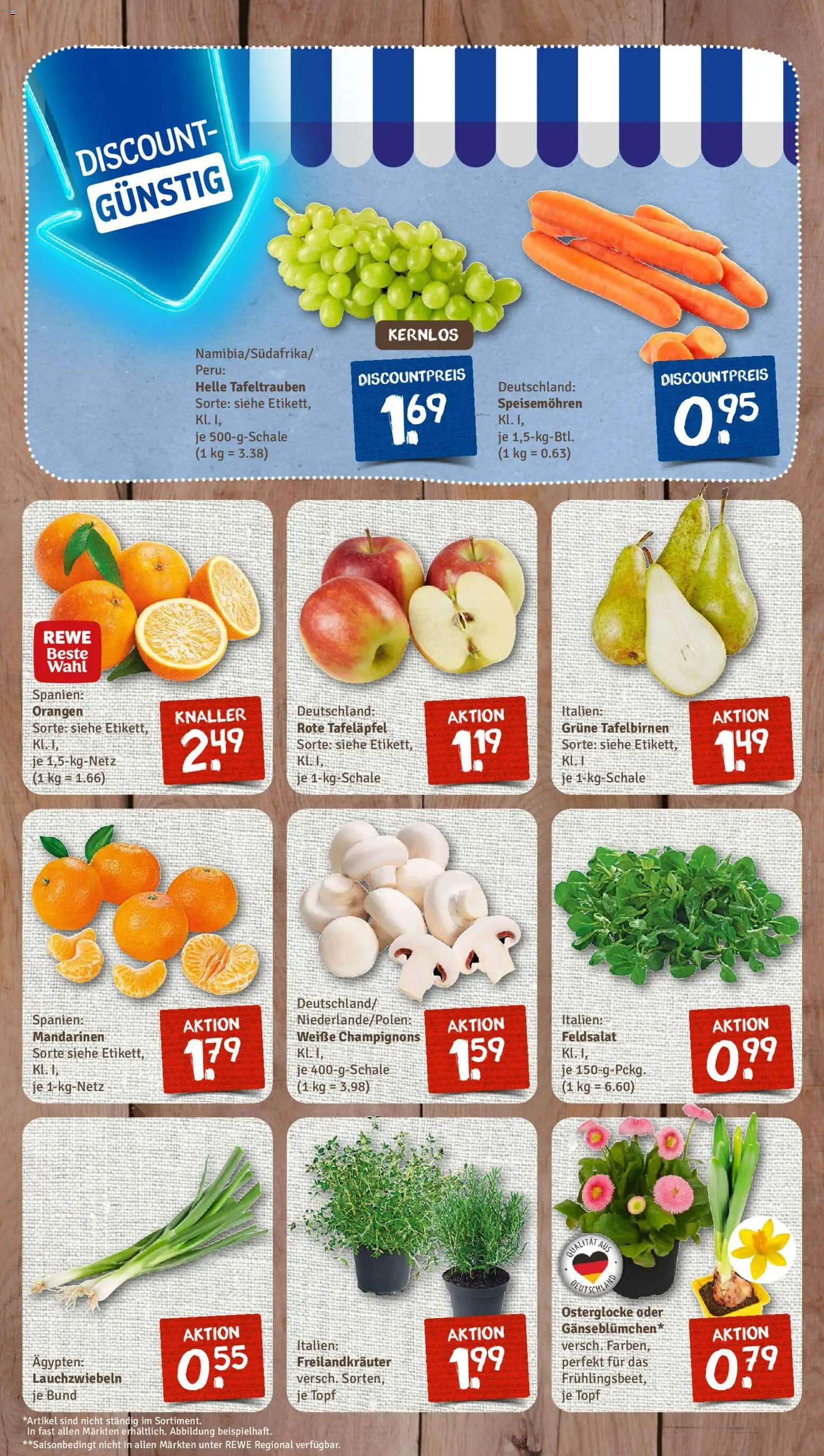 Nahkauf Prospekt – gültig ab 16.02.2026 | Seite: 3 | Produkte: Mandarinen, Orangen, Champignons
