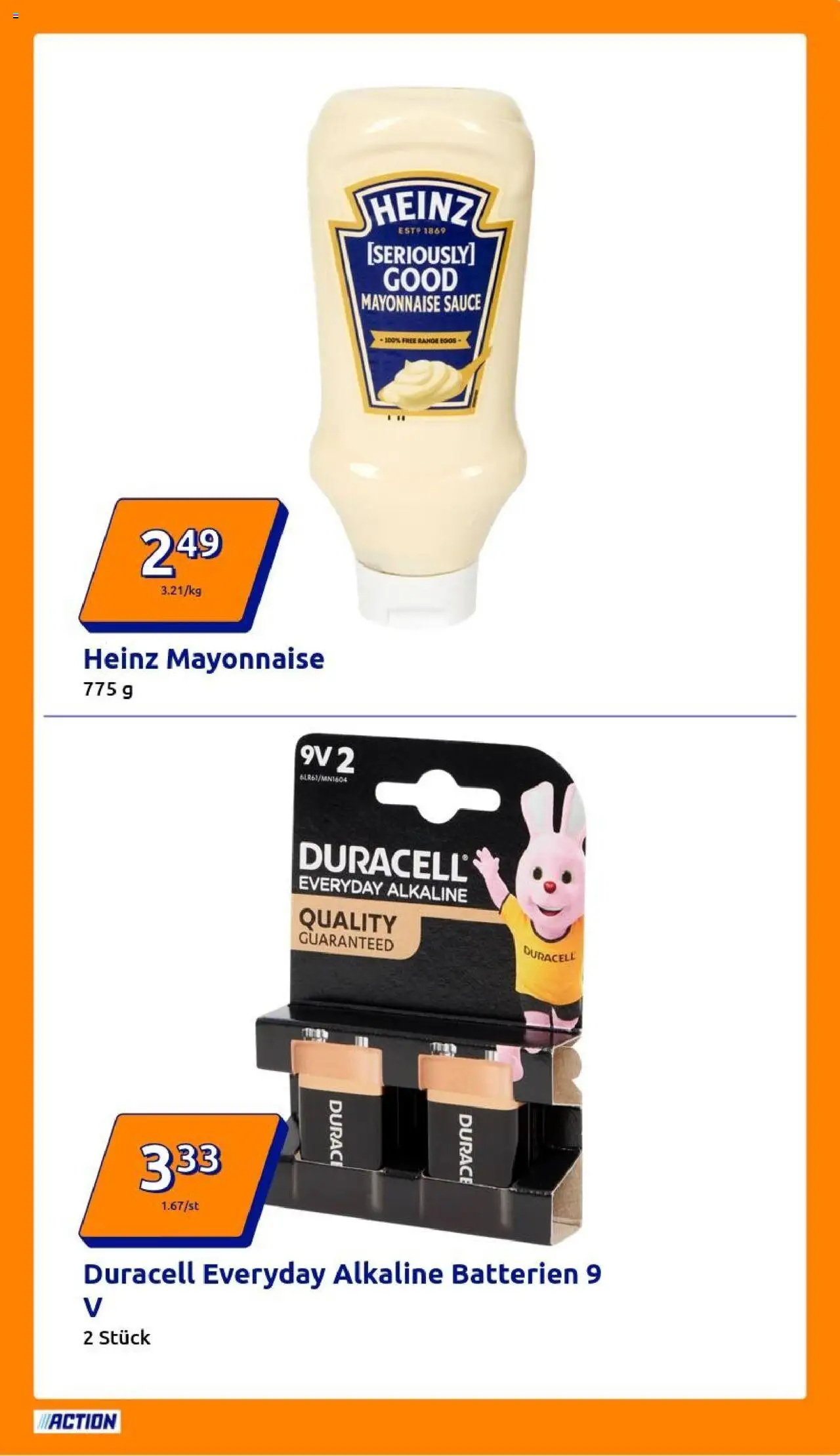 Action Prospekt – gültig ab 15.10.2025 | Seite: 5 | Produkte: Batterien, Mayonnaise
