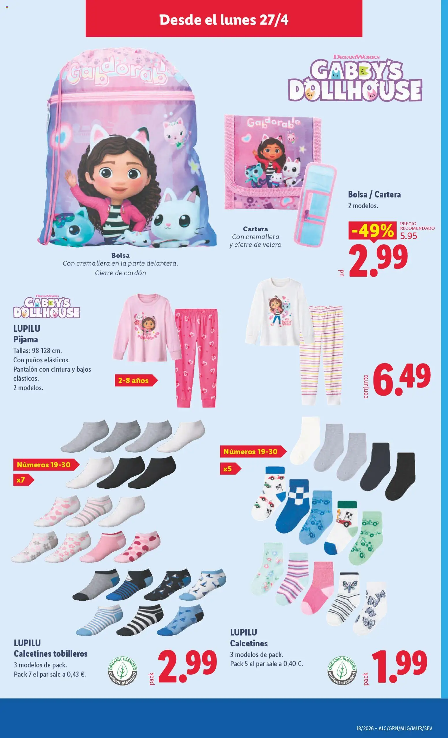 Lidl folleto de bazar │ válido desde el 27.04.2026 | Página: 17 | Productos: Pijama, Bolsa