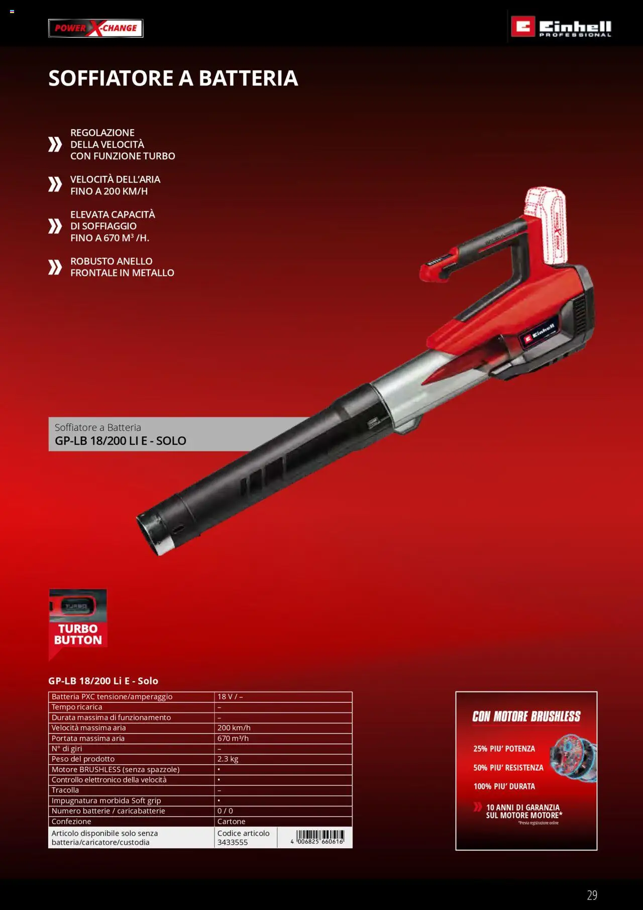 Volantino Einhell del 01.02.2025 | Pagina: 29 | Prodotti: Anello, Batteria, Batterie, Caricabatterie