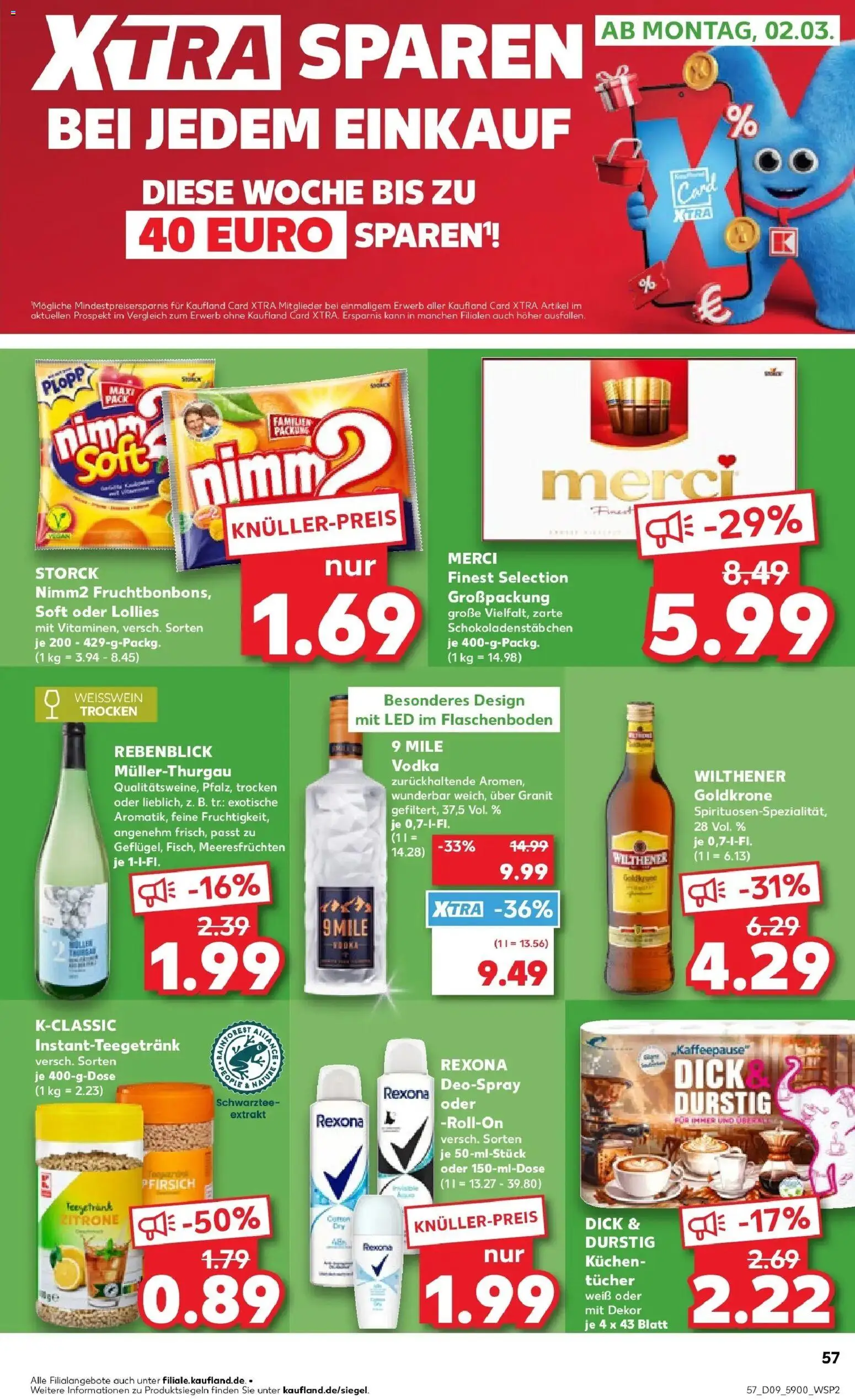 Kaufland prospekt Görlitz	 – gültig ab 26.02.2026 | Seite: 57 | Produkte: Wilthener, Weißwein, Weißwein trocken, Vodka