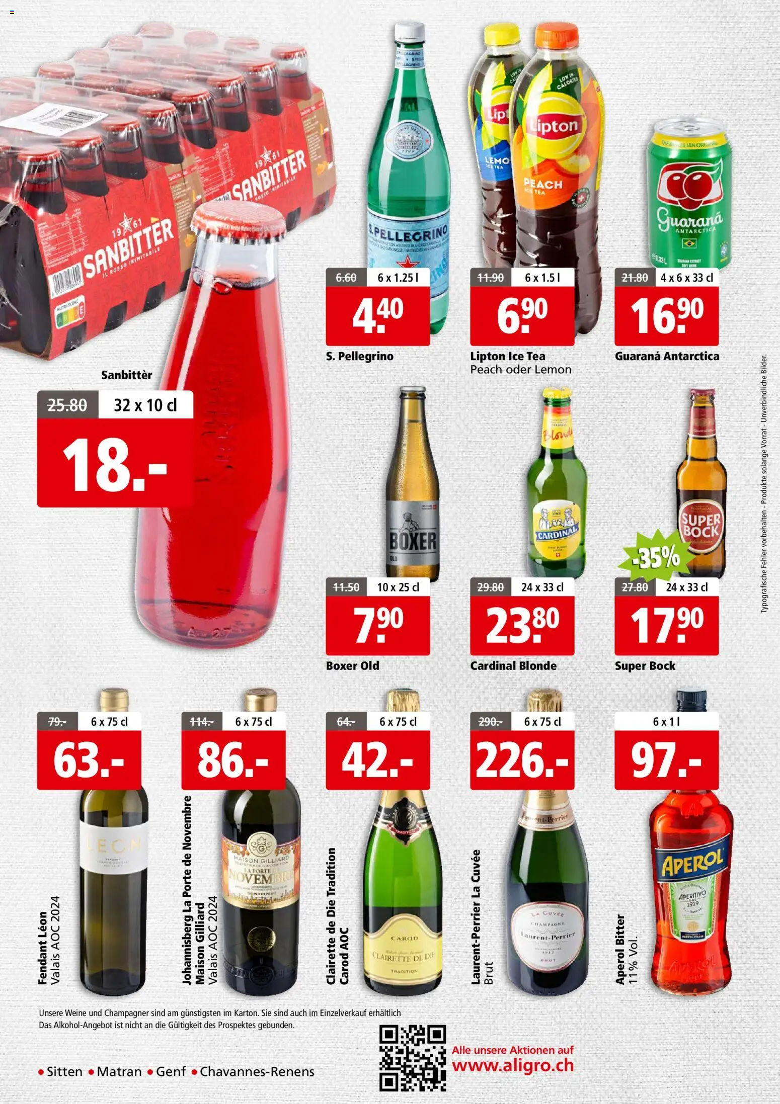 Aligro Aktionen Business Chavannes, Matran, Genf, Sitten – gültig ab 01.12.2025 | Seite: 4 | Produkte: Boxer