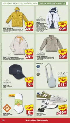 Famila Nordwest Prospekt 	 ab 23.03.2026 gültig | Seite: 32 | Produkte: Sweatjacke, Jacke, Socken