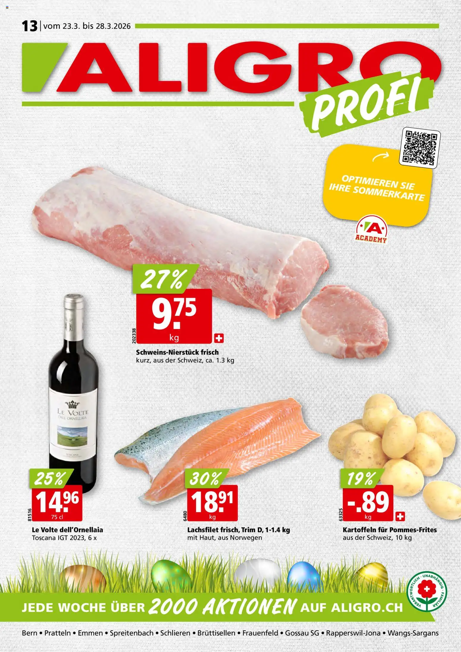 Aligro aktionen – gültig ab 23.03.2026 | Seite: 1 | Produkte: Kartoffeln