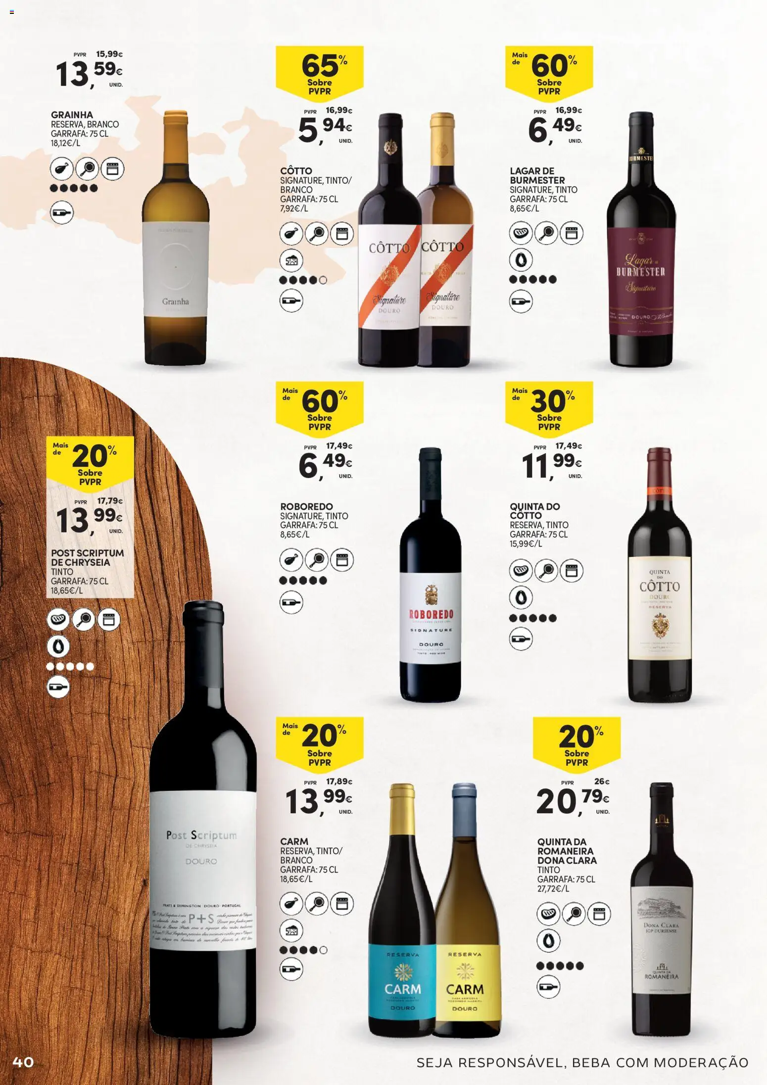 Continente - Queijos, Enchidos e Vinhos Aproveite para petiscar │ válido de 03.02.2026 | Página: 40 | Produtos: Vinho, Vinho tinto