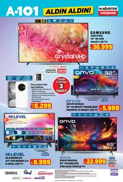 A101 Katalog Aldın Aldın - 14.08.2025 tarihinden itibaren geçerlidir | Sayfa: 3