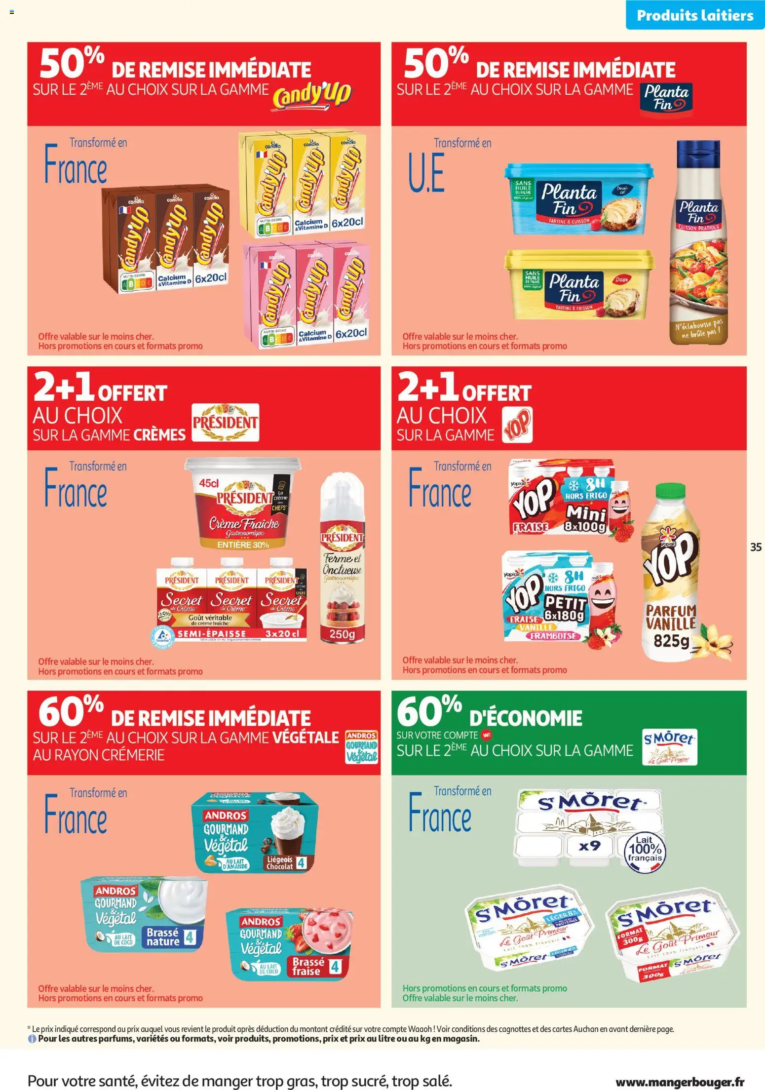{H1} | Page: 35 | Produits: Frigo, Lait, Chocolat, Crème fraiche