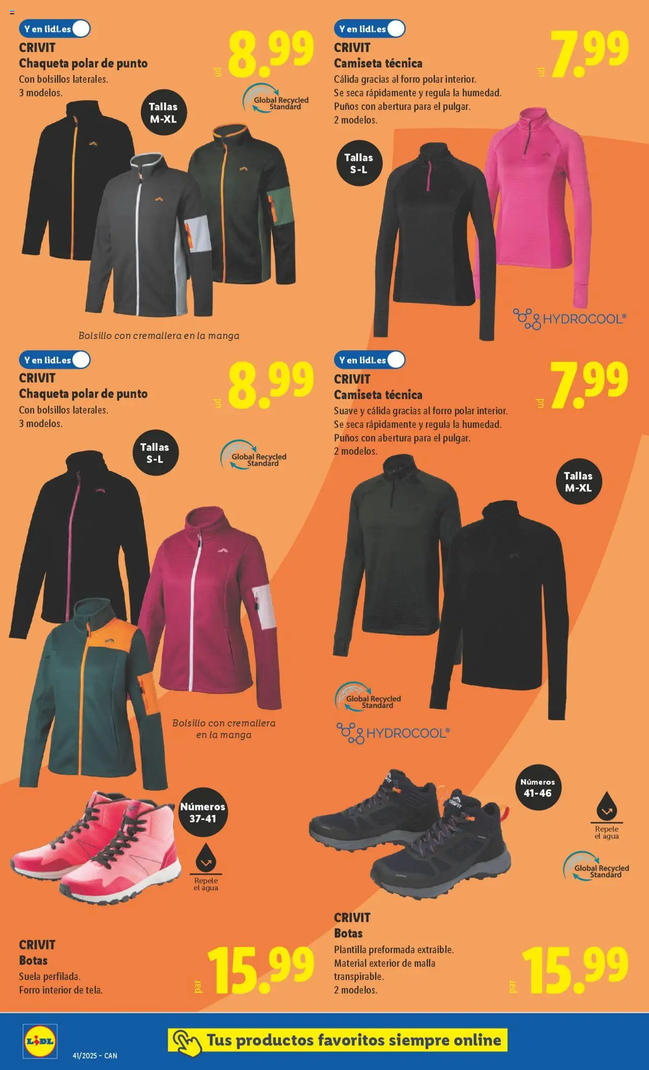 Lidl - Canarias │ válido desde el 06.10.2025 | Página: 16 | Productos: Chaqueta, Botas