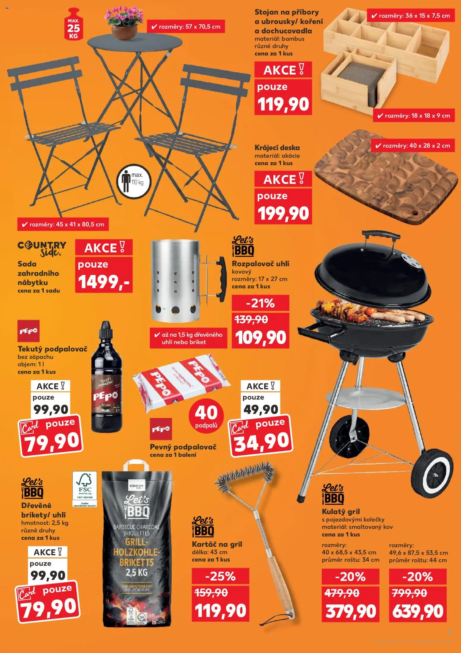 Kaufland - Kaufland leták od 25.03.2026 | Strana: 7 | Produkty: Koření, Gril, Pepo, Kartáč