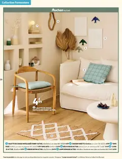 Auchan - Prévisualisation de Auchan - Inspiration déco valide à partir de 03.03.2026 | Page: 20 | Produits: Coton, Chaise, Galette de chaise, Cadre