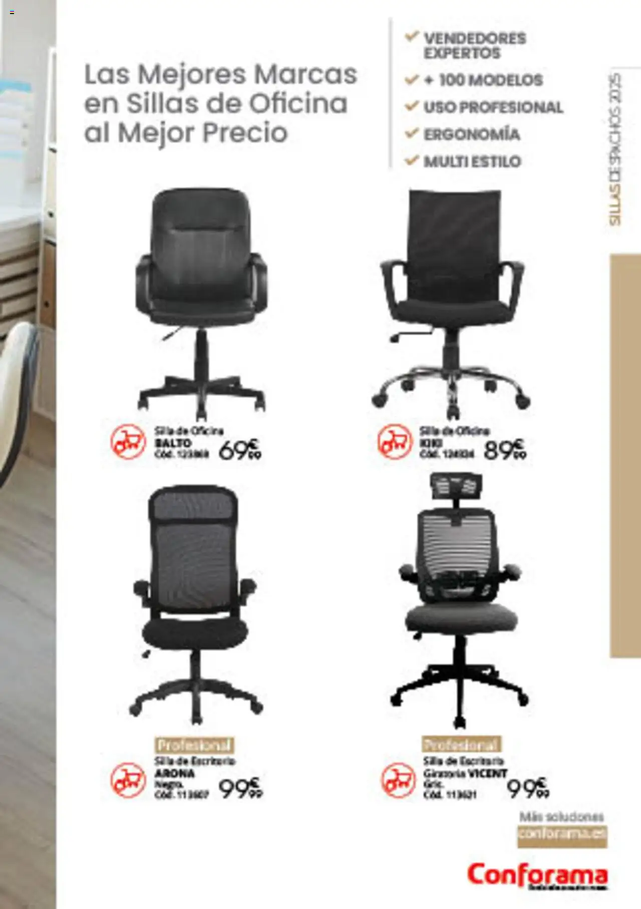 Conforama folleto │ válido desde el 13.08.2025 | Página: 7 | Productos: Silla