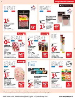Auchan - Prévisualisation de Auchan prospectus valide à partir de 21.10.2025 | Page: 36 | Produits: Table, Jambon, Saucisse, Pommes