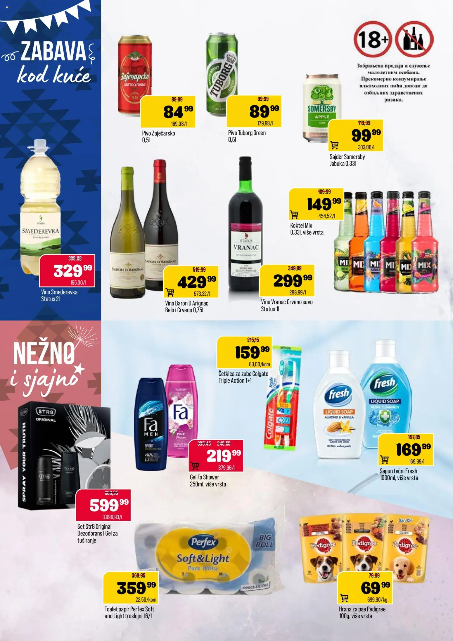 Podunavlje katalog - važi od 19.11.2025 | Strana: 10 | Proizvode: Vranac, Somersby, Pivo, Četkica za zube