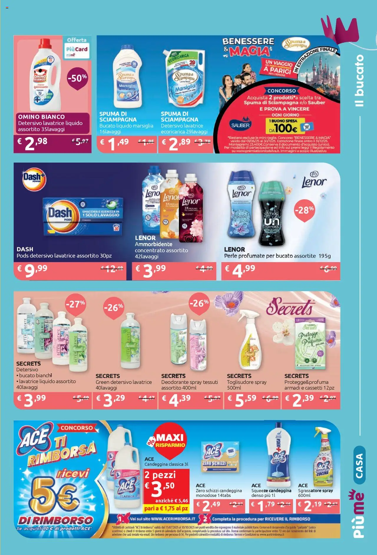 Volantino IperSoap del 15.09.2025 | Pagina: 3 | Prodotti: Deodorante, Sgrassatore, Lavatrice, Profumo