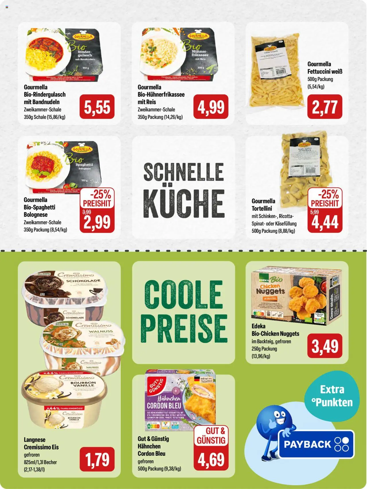 Feneberg Angebote – gültig ab 11.09.2025 | Seite: 13 | Produkte: Hahnchen, Cremissimo, Gulasch, Bourbon