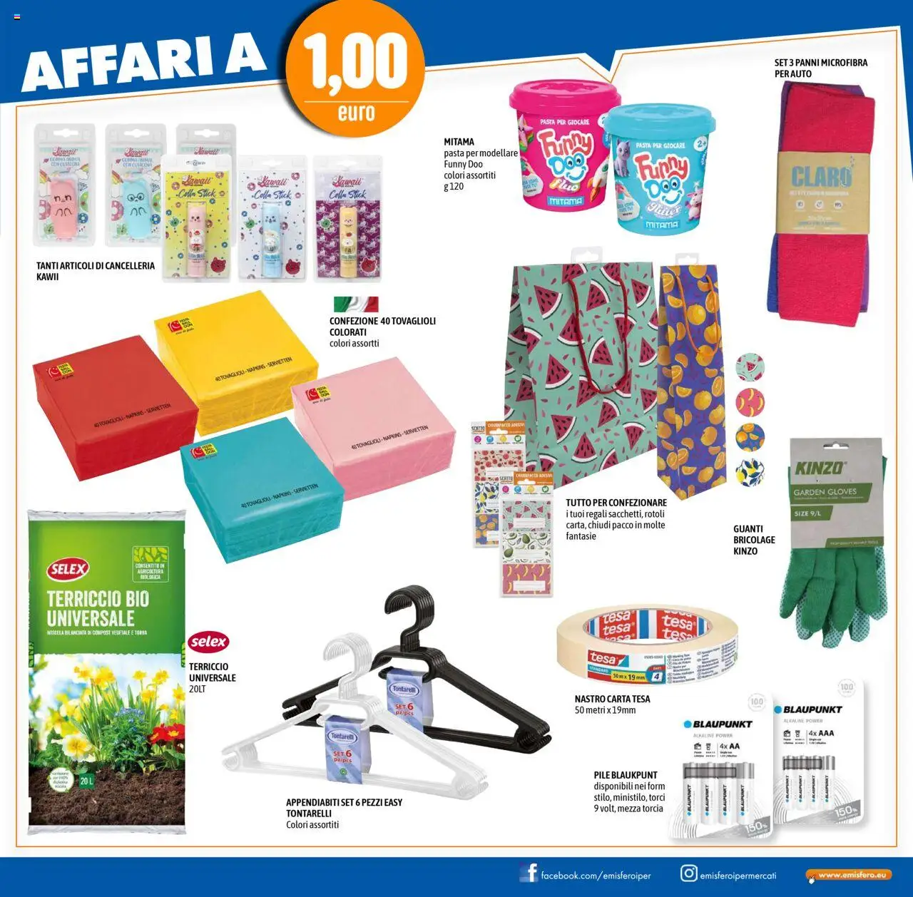 Volantino Emisfero del 11.09.2025 | Pagina: 29 | Prodotti: Torcia, Colla, Terriccio, Appendiabiti