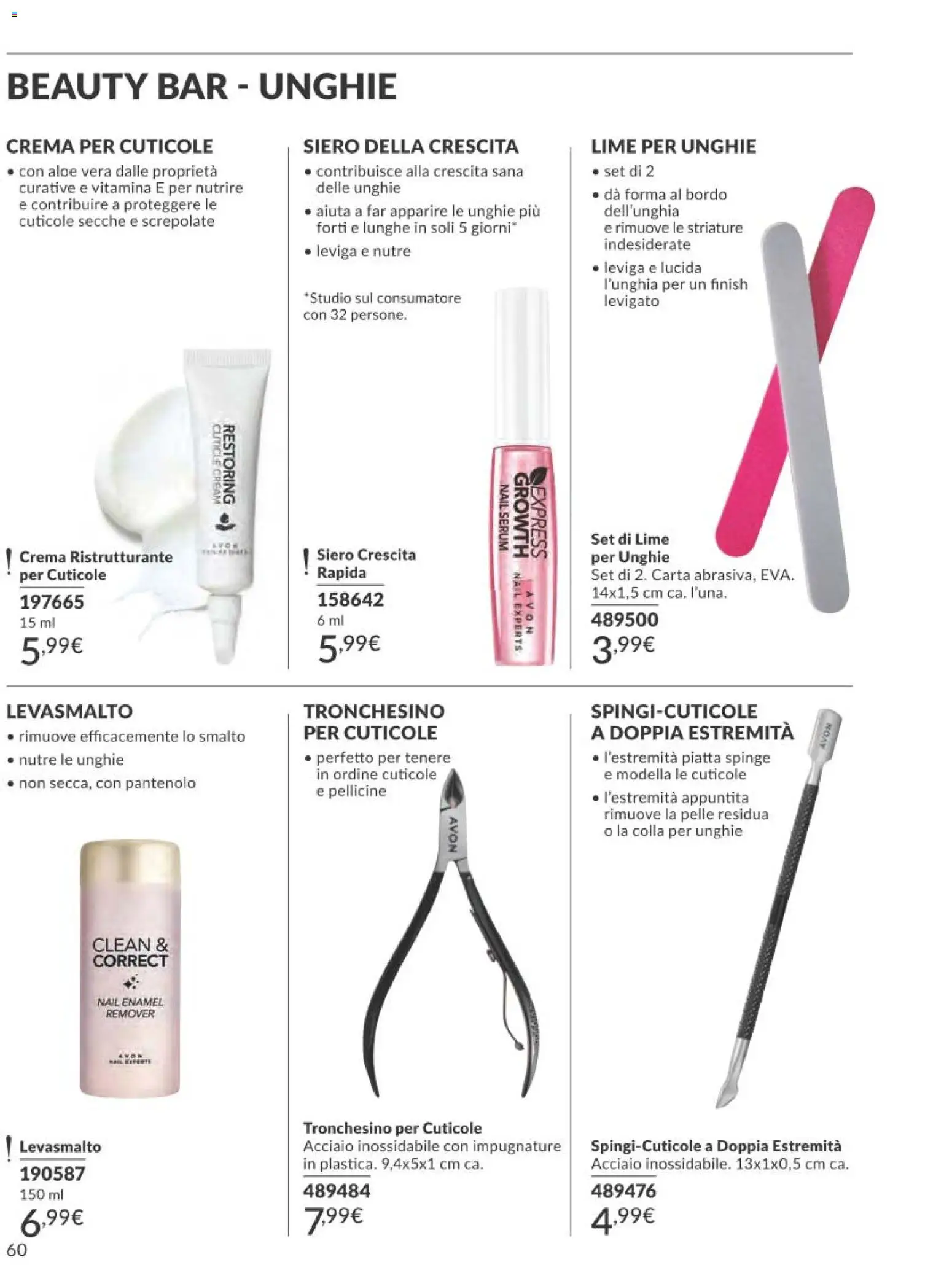 Volantino Avon del 31.12.2025 | Pagina: 60 | Prodotti: Crema, Lime, Colla, Aloe vera