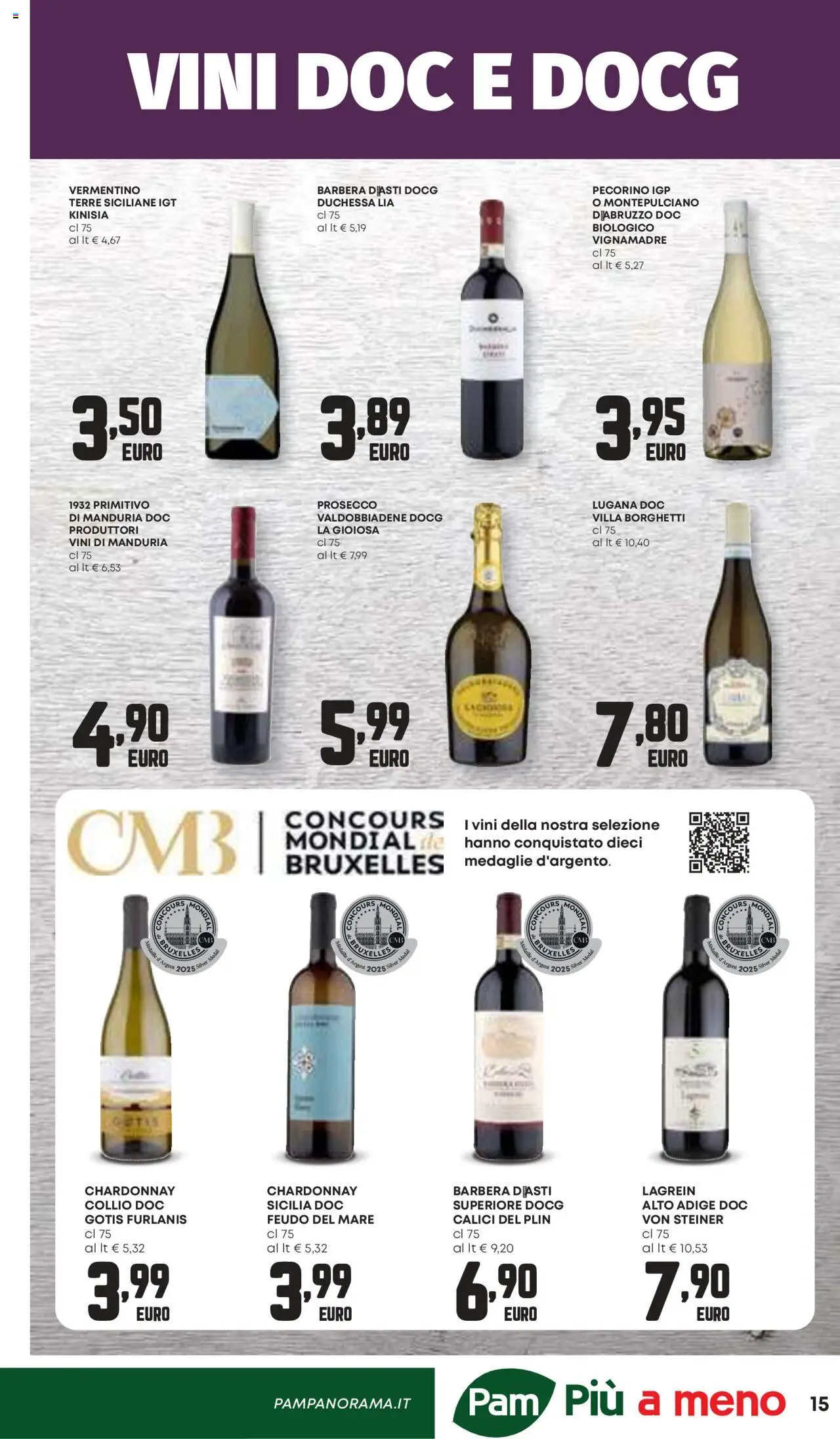 Volantino Panorama del 09.10.2025 | Pagina: 15 | Prodotti: Prosecco, Pecorino