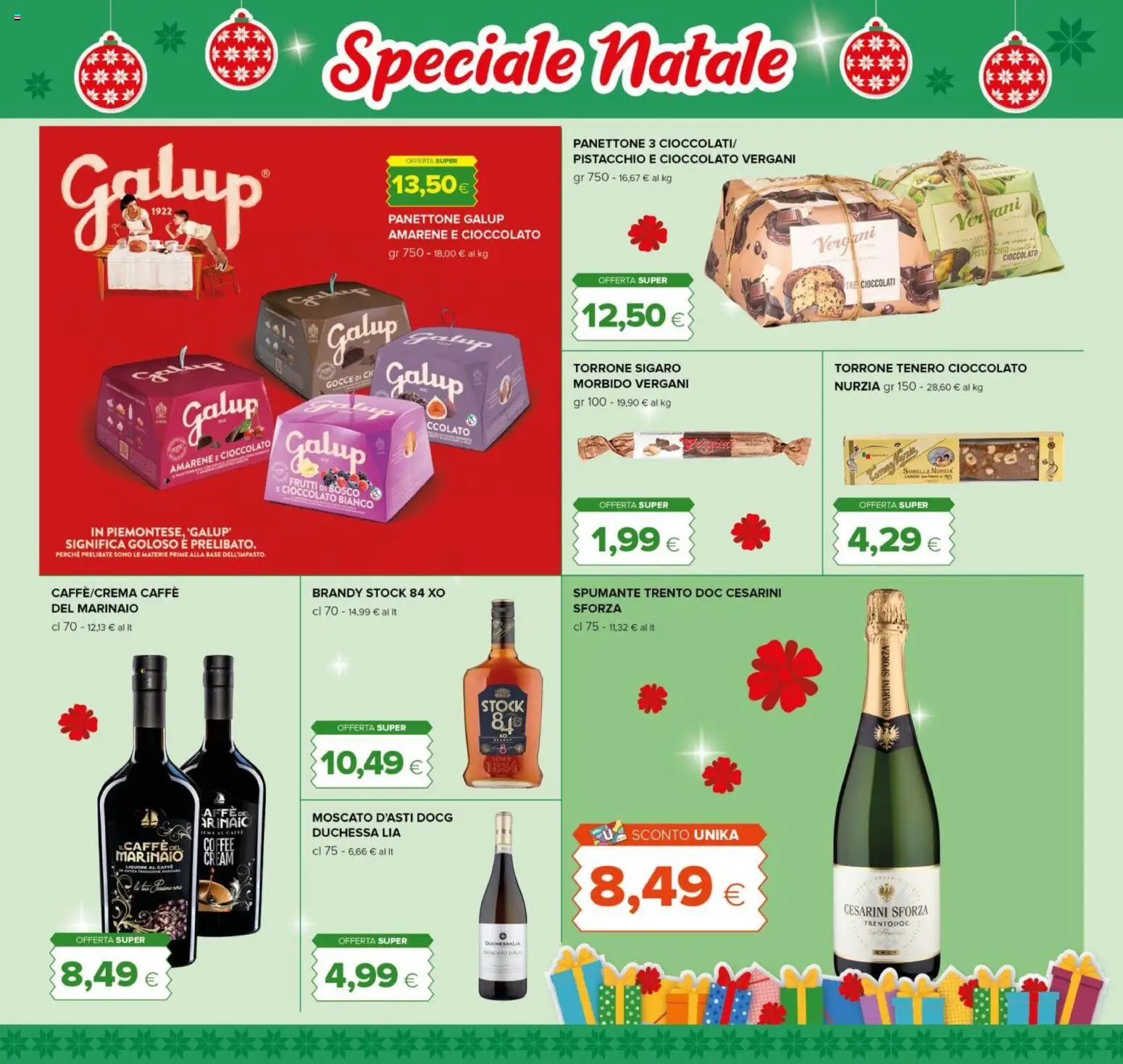 Volantino Tigre del 15.12.2025 | Pagina: 7 | Prodotti: Caffè, Cioccolato, Spumante, Brandy