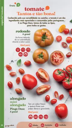 Pré-visualização Pingo Doce - Catálogo Fruta e Legumes válido de 20.05.2025 | Página: 32 | Produtos: Saladas, Tomate
