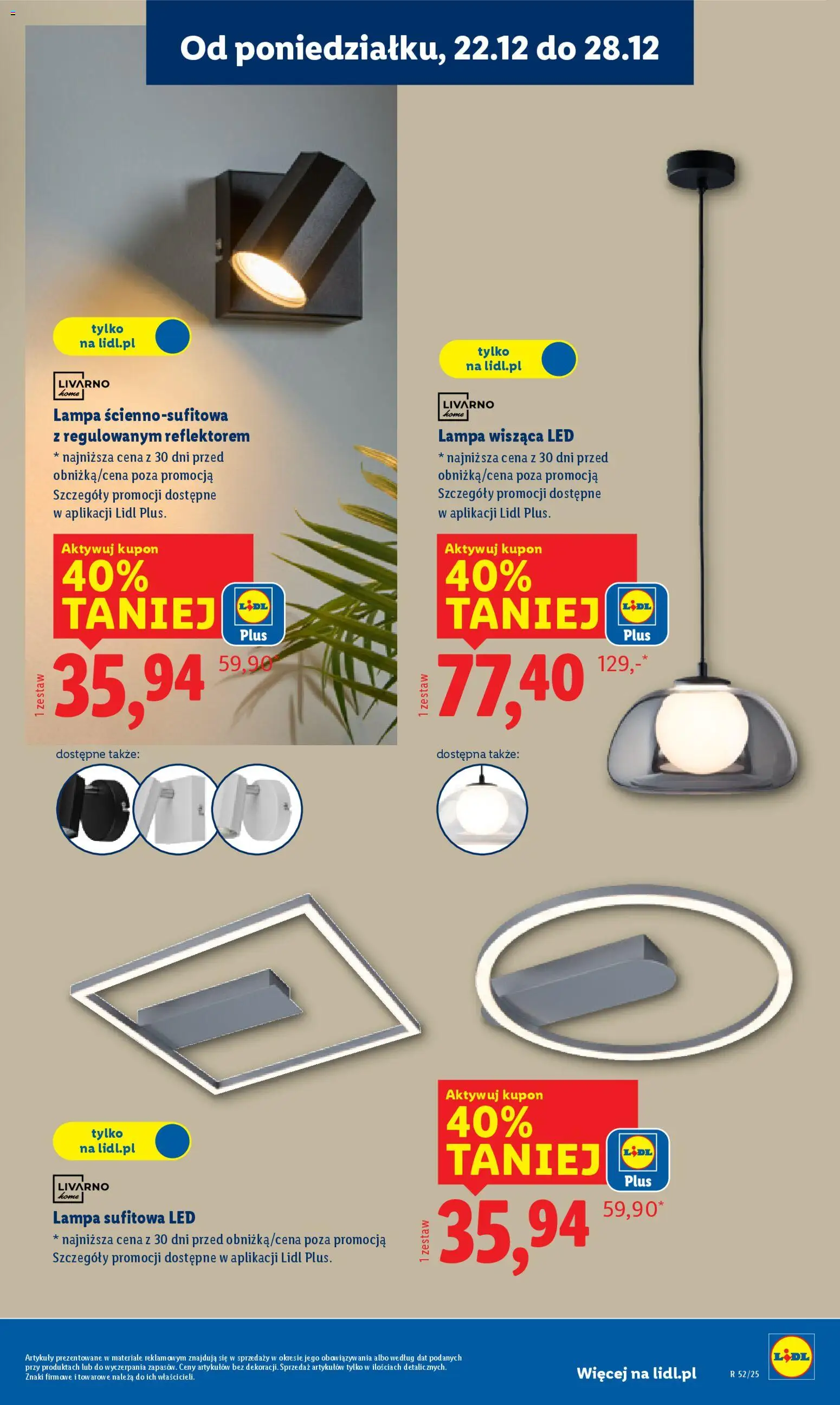 Lidl Katalog od 22.12.2025 | Strona: 9 | Produkty: Lampa