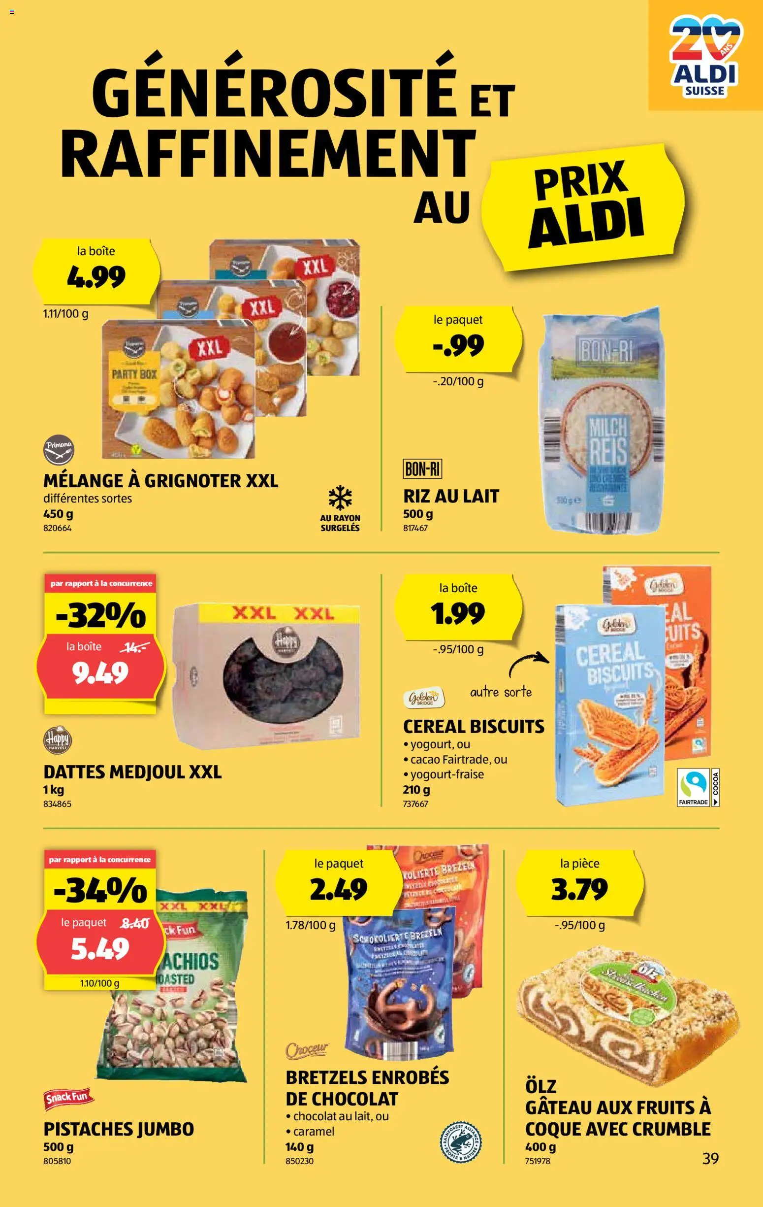 Aldi Aktionen FR – gültig ab 20.11.2025 | Seite: 40 | Produkte: Box, Milch, Reis
