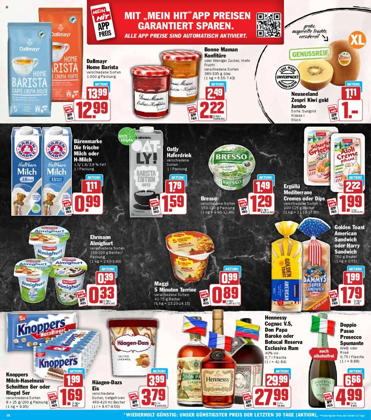 HIT Prospekt 	 – gültig ab 29.09.2025 | Seite: 18 | Produkte: Maggi, Toast, Rum, Bonne maman
