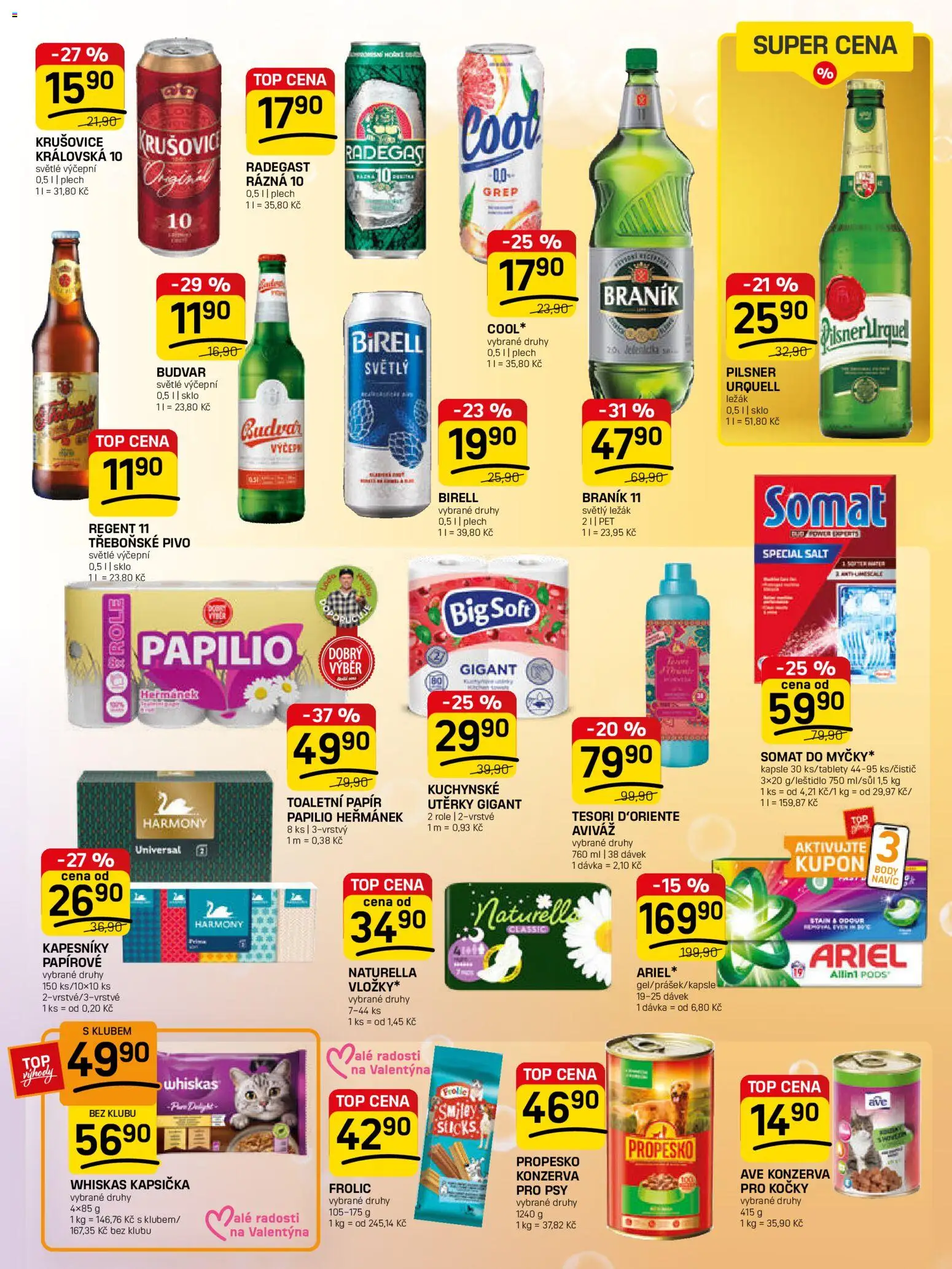 Flop leták - FlopTop od 04.02.2026 | Strana: 11 | Produkty: Birell, Pivo, Utěrky, Grep