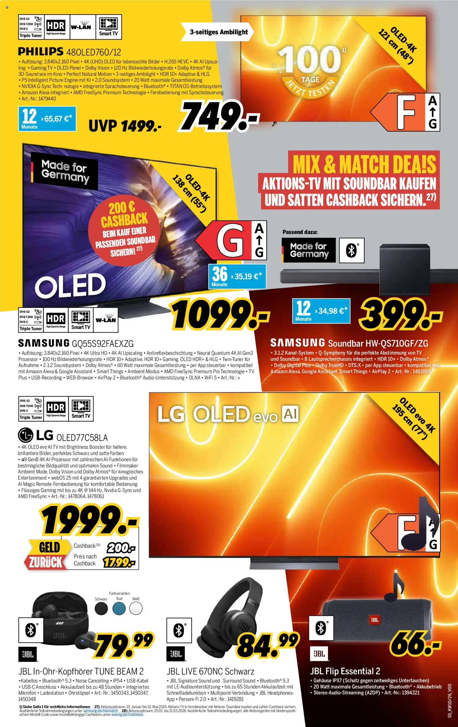 Medimax Prospekt 	 – gültig ab 27.02.2026 | Seite: 5 | Produkte: LG, Samsung, Smart TV, Soundbar