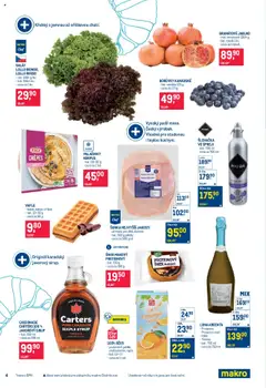 Náhled letáku Makro leták - Pro milovníky jídla od 08.10.2025 | Strana: 4 | Produkty: Džus, Salát, Borůvky, Palačinky