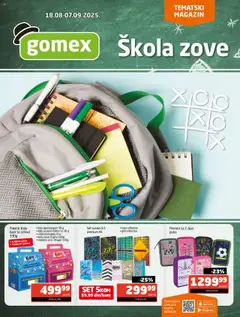 Gomex tema meseca - pregled Gomex kataloga - važi od 18.08.2025
