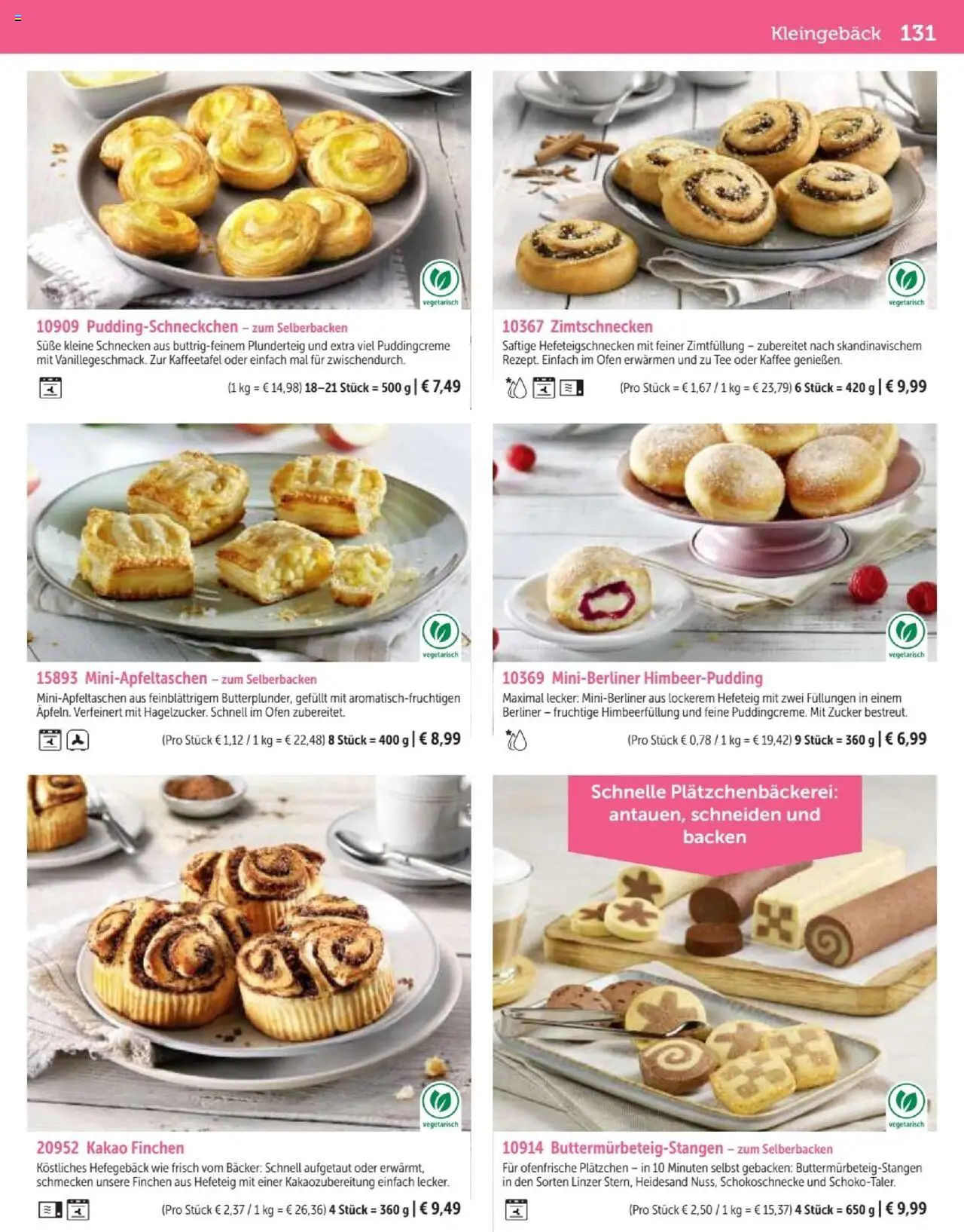 Bofrost Katalog – gültig ab 07.09.2025 | Seite: 131 | Produkte: Berliner, Ofen, Ofenfrische, Zucker